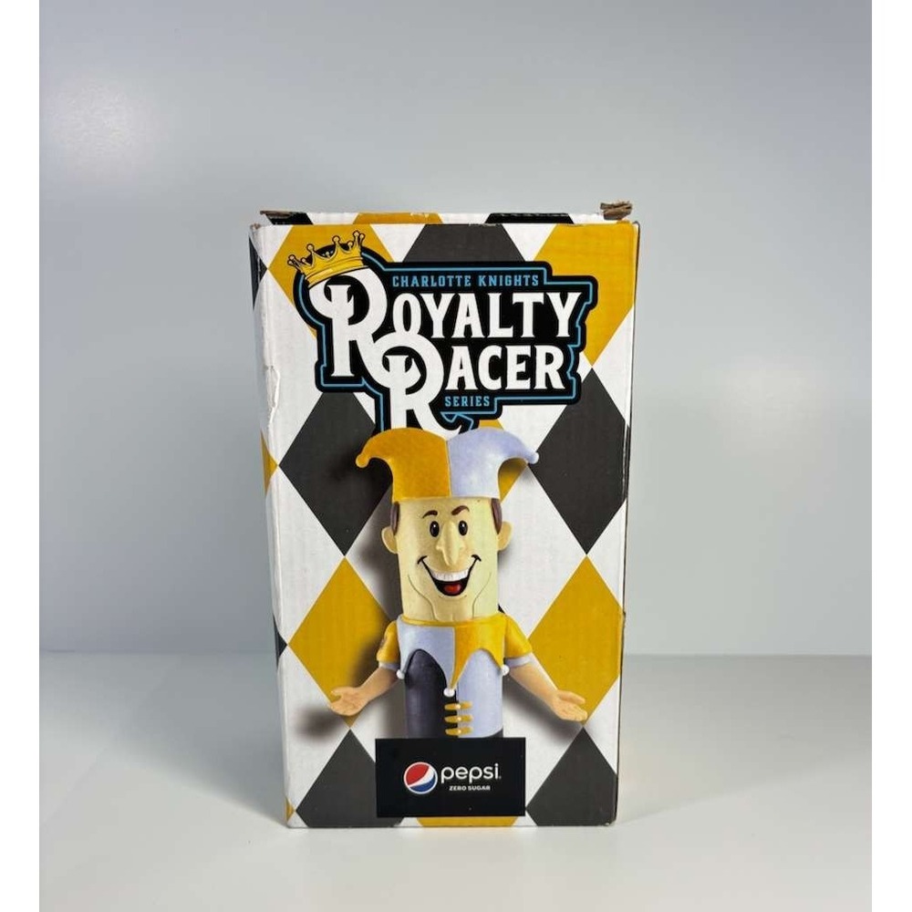 Charlotte Knights Jerry The Jester Bobblehead Royalty Racer Series Bobble Belly